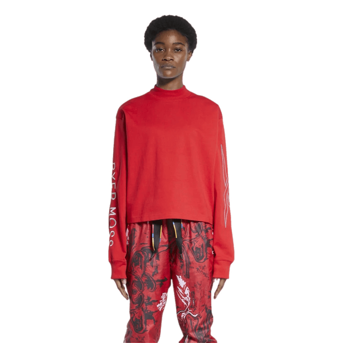 reebok-x-pyer-moss-womens-red-long-sleeve-logo-top